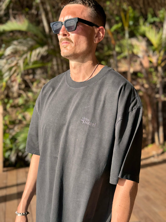 Vida Del Padel T-Shirt - Vintage Black